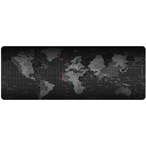 لوحة ماوس ألعاب بتصميم خريطة العالم