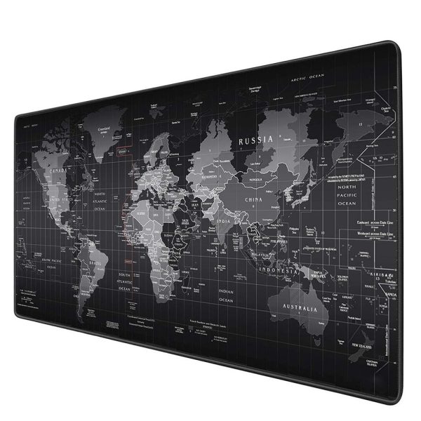 Mousepad world map 70x30