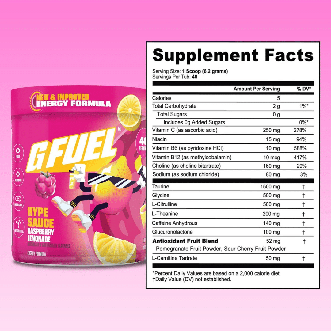 جي فيول هايب سوس 2.0 - G FUEL Hype Sauce 2.0 - الصورة 4
