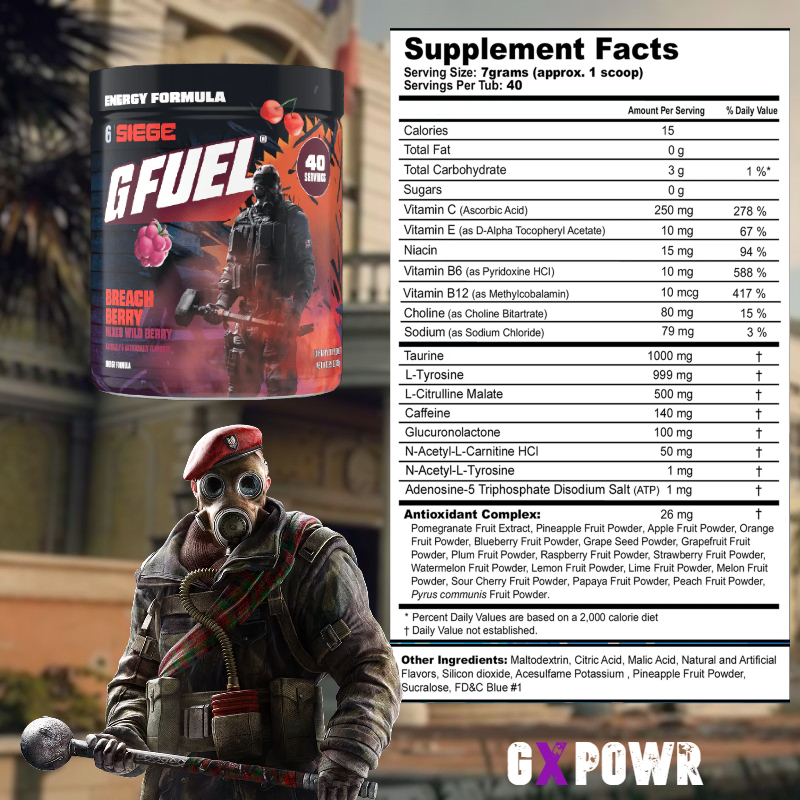 جي فيول رينبو توت الاقتحام - G FUEL SIEGE BREACH BERRY - الصورة 4