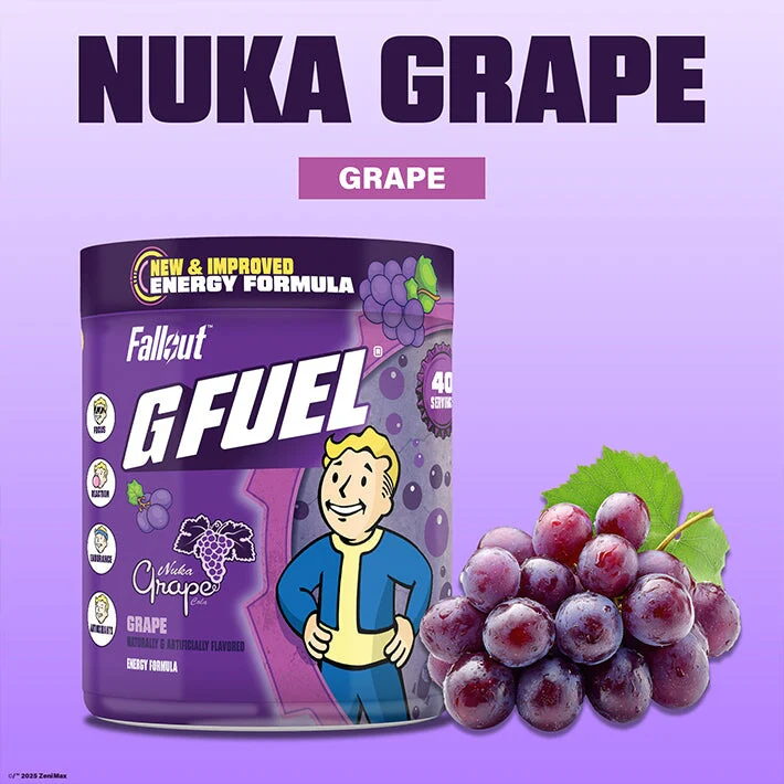 جي فيول نوكا كولا العنب 2.0 - G FUEL GRAPE NUKA COLA 2.0 - الصورة 2