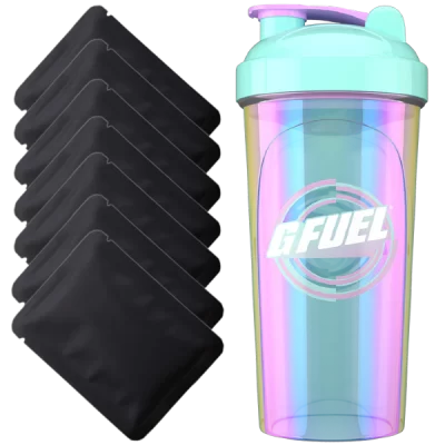 جي فيول شيكر مع 7 ظروف 709مل - G FUEL SHAKER WITH 7 PACKS 709ml