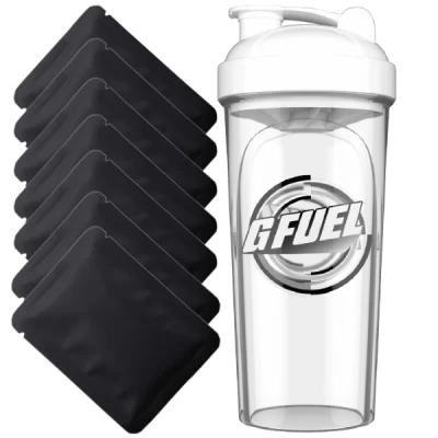 جي فيول شيكر مع 7 ظروف 709مل - G FUEL SHAKER WITH 7 PACKS 709ml